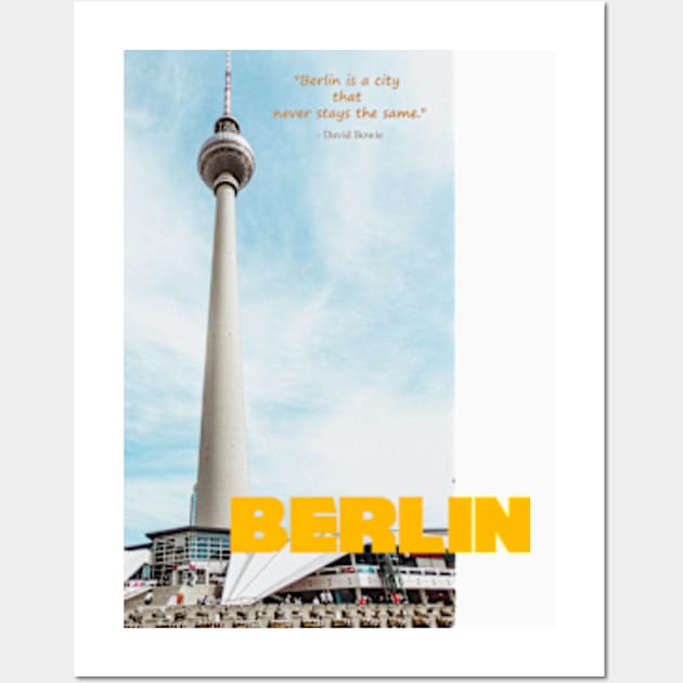 BERLIN STICKER Discover the Vibrant and Iconic City of Berlin Wall Art by TareQ-DESIGN